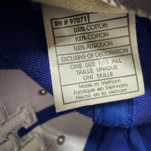 UK Kentucky Wildcats Basketball Hat Adjustable Strap Back Blue White Gray Cap OS - Picture 10 of 13